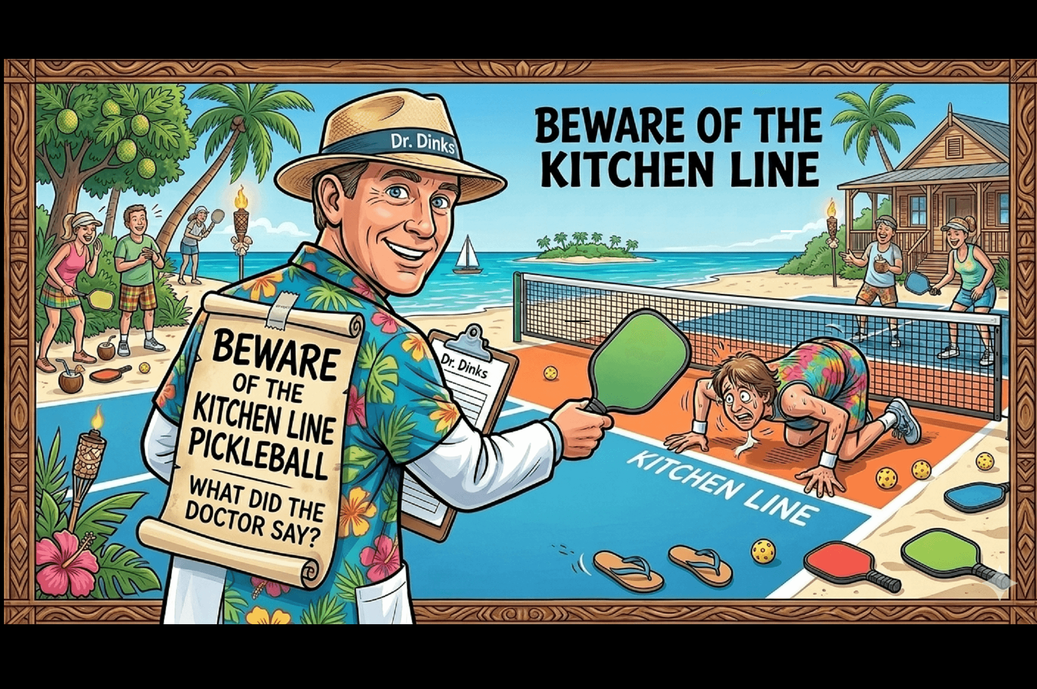 kitchen line ~ beware doctor