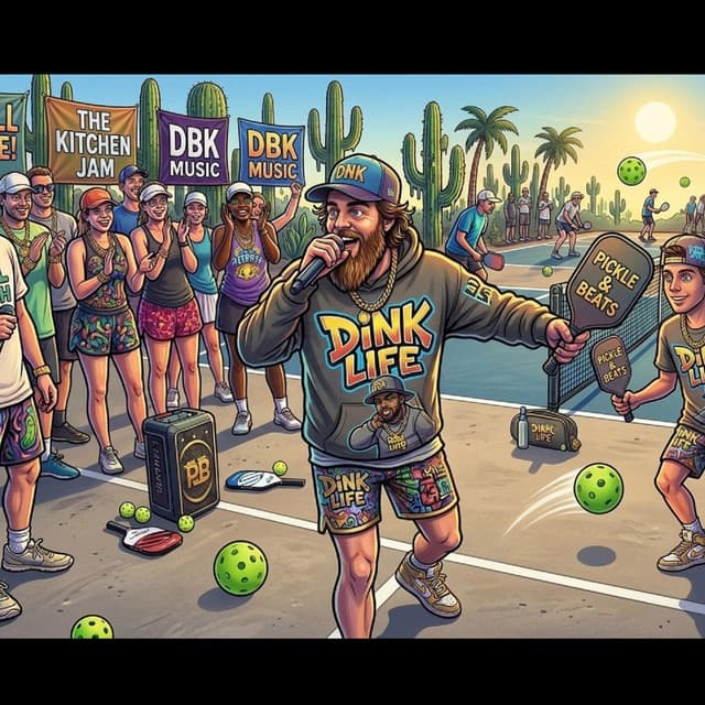 pickleball rap dude