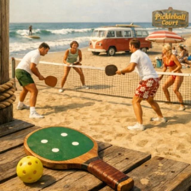 Paddles by the Pier